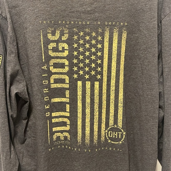 Colosseum Georgia Bulldogs Team OHT Military Appreciation Men’s Large Hooded Top - Picture 7 of 8